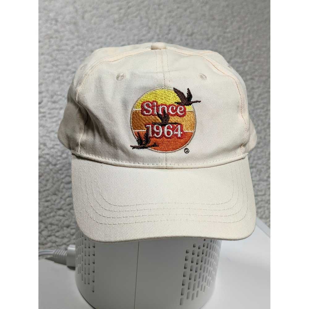 Wawa Unisex Baseball Hat Since 1964 Embroidered Cotton Cream Adjustable
